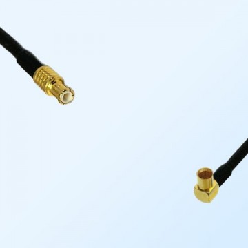 MCX Male - RP MCX Female Right Angle Coaxial Jumper Cable