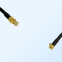 MCX Male - RP MMCX Male Right Angle Coaxial Jumper Cable