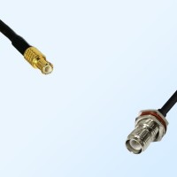 MCX Male - RP TNC Bulkhead Female with O-Ring Coaxial Jumper Cable