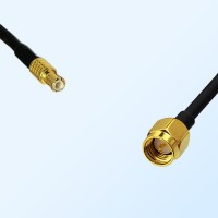 MCX Male - SMA Male Coaxial Jumper Cable