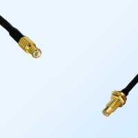 MCX Male - SMC Bulkhead Male Coaxial Jumper Cable