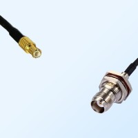 MCX Male - TNC Bulkhead Female with O-Ring Coaxial Jumper Cable