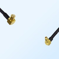 MCX Male Right Angle - MMCX Male Right Angle Coaxial Jumper Cable