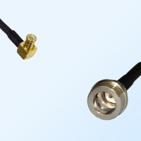 MCX Male Right Angle - QN Male Coaxial Jumper Cable