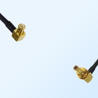 MCX Male R/A - SMB Bulkhead Male R/A Coaxial Jumper Cable