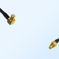 MCX Male Right Angle - SMC Male Coaxial Jumper Cable