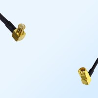 MCX Male Right Angle - SSMA Male Right Angle Coaxial Jumper Cable