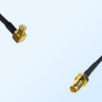 SSMA Female - MCX Male Right Angle Coaxial Cable Assemblies