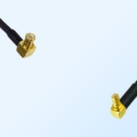 MCX Male Right Angle - SSMB Male Right Angle Coaxial Jumper Cable