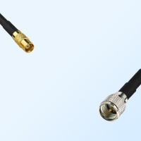 MCX/Female - Mini UHF/Male Coaxial Jumper Cable