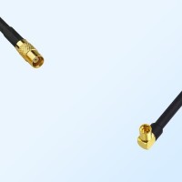 MCX/Female - MMCX/Female Right Angle Coaxial Jumper Cable