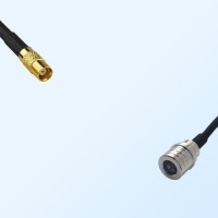 MCX/Female - QMA/Male Coaxial Jumper Cable