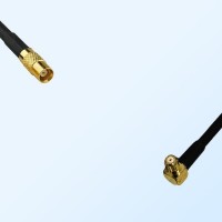 MCX/Female - RP MCX/Male Right Angle Coaxial Jumper Cable