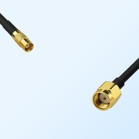 MCX/Female - RP SMA/Male Coaxial Jumper Cable