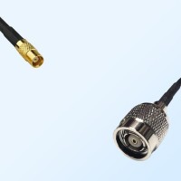MCX/Female - RP TNC/Male Coaxial Jumper Cable