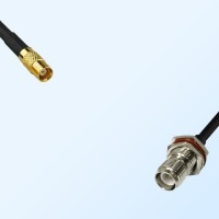 MCX/Female - RP TNC/Bulkhead Female with O-Ring Coaxial Jumper Cable