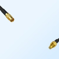 MCX/Female - SMC/Male Coaxial Jumper Cable