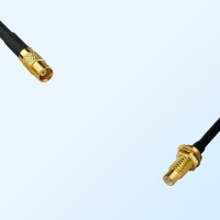 MCX/Female - SMC/Bulkhead Male Coaxial Jumper Cable