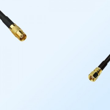 MCX/Female - SMC/Female Coaxial Jumper Cable