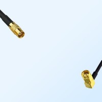 MCX/Female - SSMA/Male Right Angle Coaxial Jumper Cable