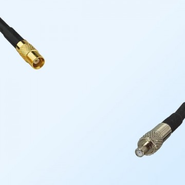 MCX/Female - TS9/Female Coaxial Jumper Cable
