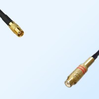 RCA Female - MCX Female Coaxial Cable Assemblies