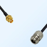 MCX/Bulkhead Female - N/Female Coaxial Jumper Cable