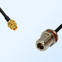 MCX/Bulkhead Female - N/Bulkhead Female with O-Ring Coaxial Cable