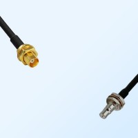 MCX/Bulkhead Female - QMA/Bulkhead Female with O-Ring Coaxial Cable