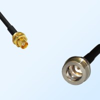 MCX/Bulkhead Female - QN/Male Coaxial Jumper Cable