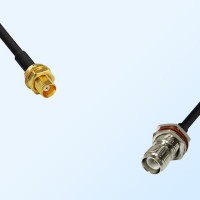 MCX/Bulkhead Female - RP TNC/Bulkhead Female with O-Ring Coaxial Cable