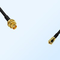 MCX/Bulkhead Female - SMC/Female Coaxial Jumper Cable