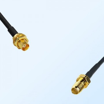 SSMA Female - MCX Bulkhead Female Coaxial Cable Assemblies