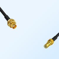 MCX/Bulkhead Female - SSMB/Male Coaxial Jumper Cable