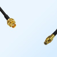 MCX/Bulkhead Female - SSMC/Male Coaxial Jumper Cable