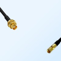 MCX/Bulkhead Female - SSMC/Female Coaxial Jumper Cable