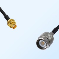 MCX/Bulkhead Female - TNC/Male Coaxial Jumper Cable