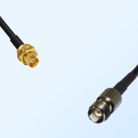 MCX/Bulkhead Female - TNC/Female Coaxial Jumper Cable