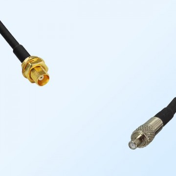 MCX/Bulkhead Female - TS9/Female Coaxial Jumper Cable