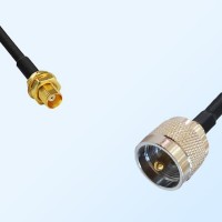 UHF Male - MCX Bulkhead Female Coaxial Cable Assemblies