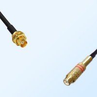 RCA Female - MCX Bulkhead Female Coaxial Cable Assemblies