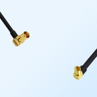 MCX/Female Right Angle - MMCX/Female Right Angle Coaxial Jumper Cable