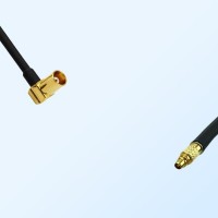MCX/Female Right Angle - RP MMCX/Male Coaxial Jumper Cable