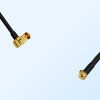 MCX/Female Right Angle - RP MMCX/Male Right Angle Coaxial Jumper Cable
