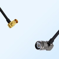 MCX/Female Right Angle - TNC/Male Right Angle Coaxial Jumper Cable