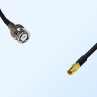 MMCX/Female - Mini BNC/Male Coaxial Jumper Cable