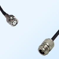 N/Female - Mini BNC/Male Coaxial Jumper Cable