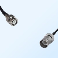 RP BNC/Female - Mini BNC/Male Coaxial Jumper Cable
