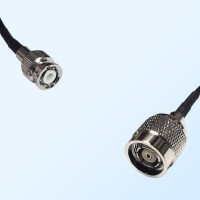 RP TNC/Male - Mini BNC/Male Coaxial Jumper Cable