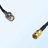 SMB/Female - Mini BNC/Male Coaxial Jumper Cable
